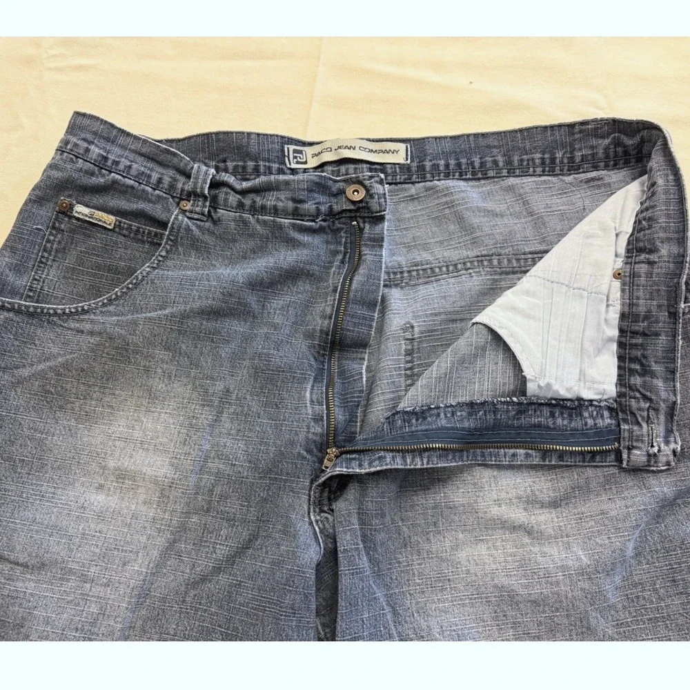 Y2K Paco Jeans Carpenter Grungee 90s Shorts Skater Faded Utility Baggy Mens 44